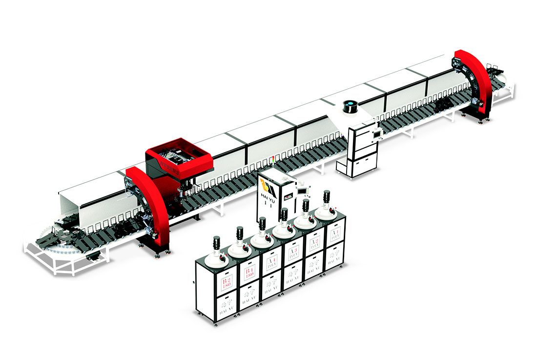 HY-IP4I2-120A全自動(dòng)鞋墊/鞋底聚氨酯澆注機(jī)