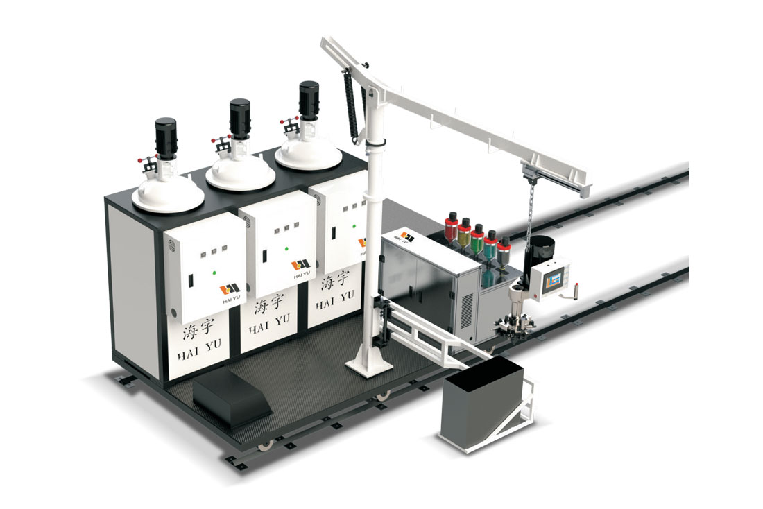 HY-TAP4I2-120M/250M透明點(diǎn)膠澆注機(jī)