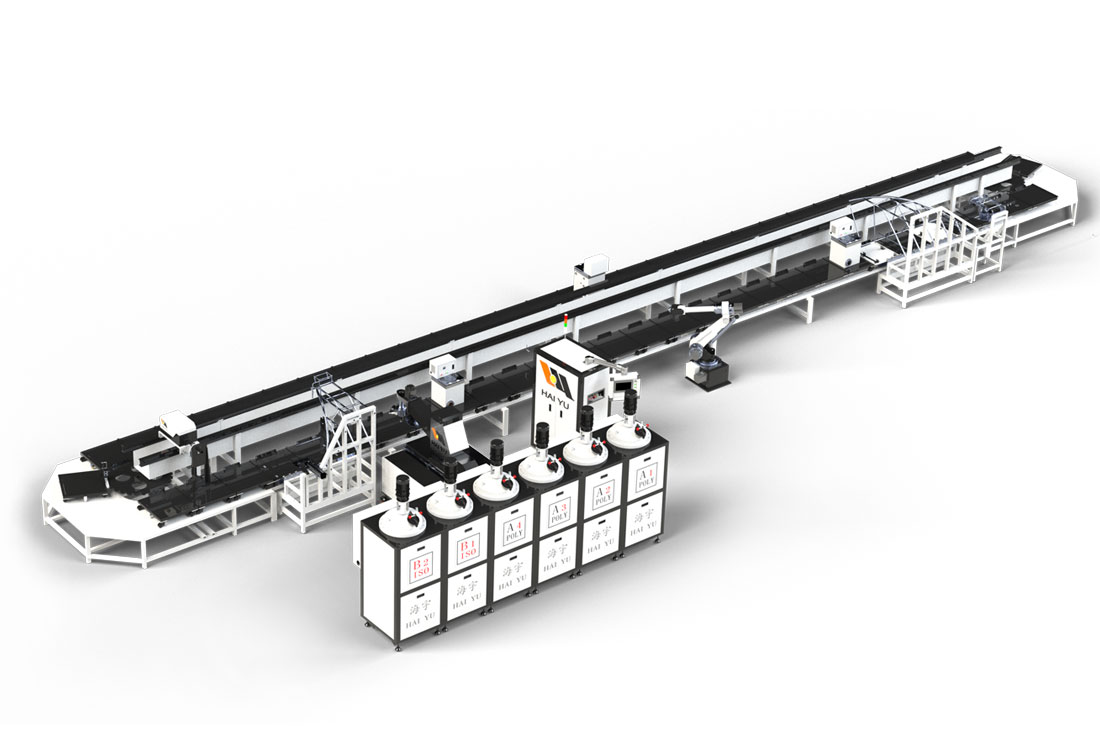 HY-PP4I2-120A/250A全自動(dòng)靠枕聚氨酯澆注機(jī)